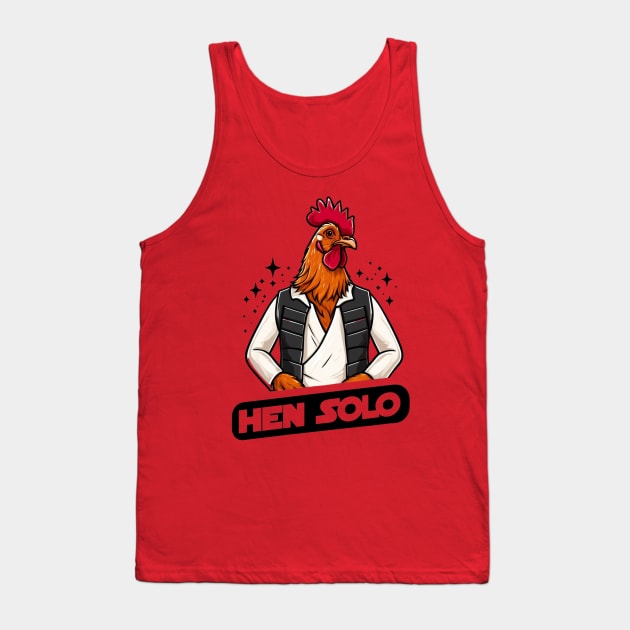 Hen Solo Tank Top by Shawn's Domain